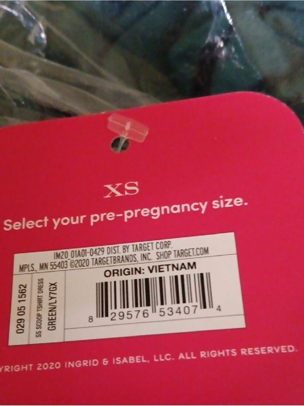 Ingrid+Isabel Women Short Sleeve Essential T-Shirt Maternity Dress NWT Size XS - Picture 7 of 9